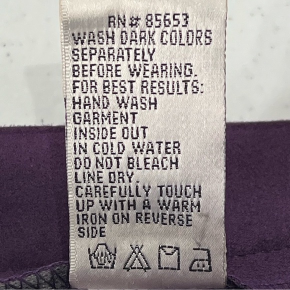 NAPA VALLEY VELVETEEN PETITE‎ WOMEN'S DRESS PANTS - Picture 8 of 9